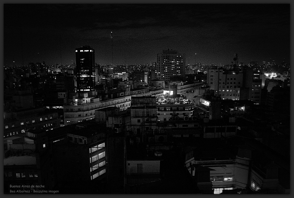 "Buenos Aires de noche" de Bea Albornoz - ( Beazulina )