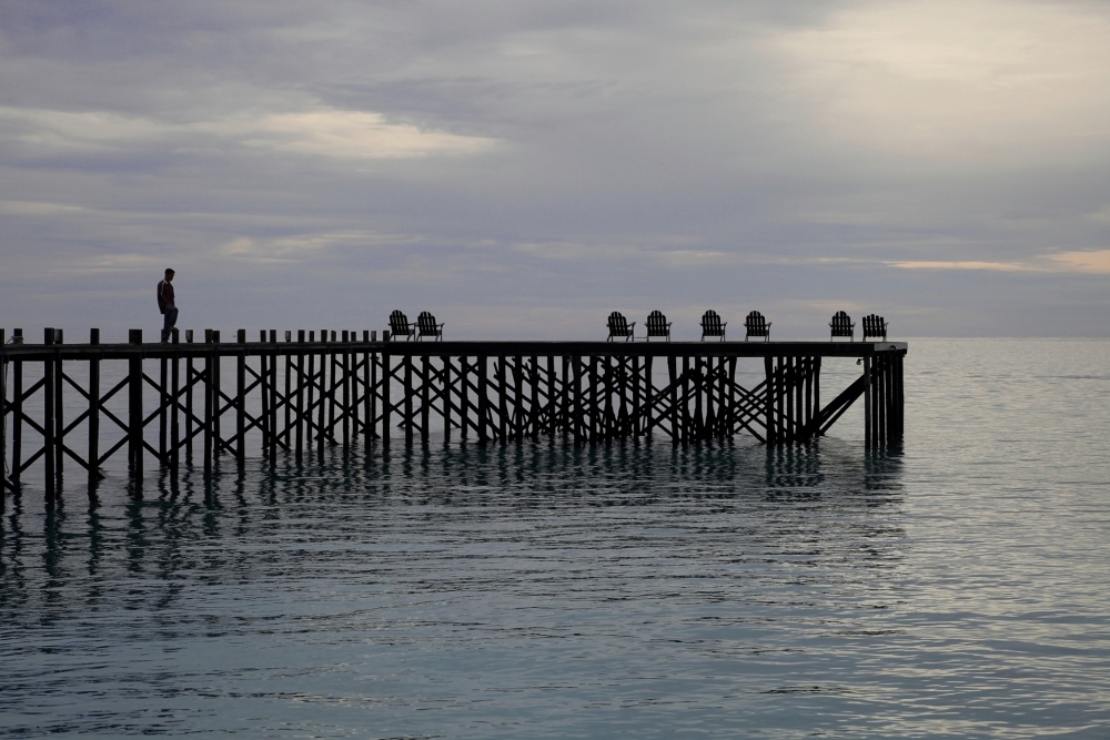 "Muelle de Kapalai en da nublado" de Francisco Luis Azpiroz Costa