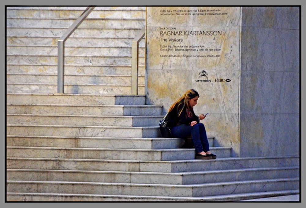 "Un alto en la escalera" de Jorge Vicente Molinari