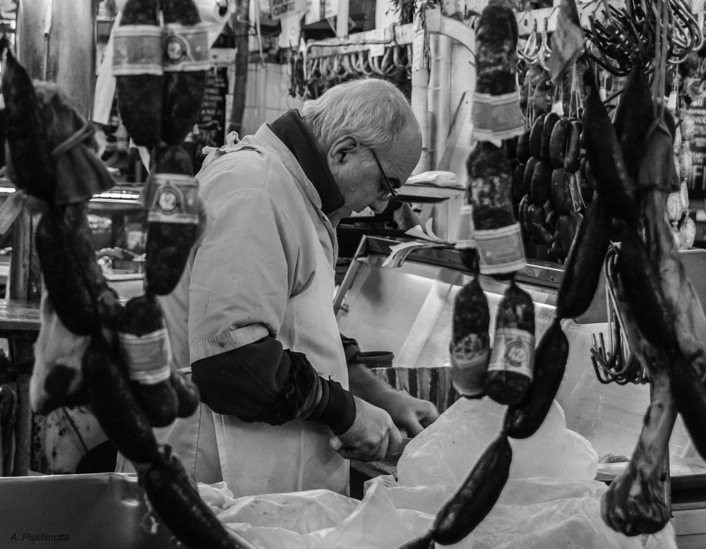 "Carnicero de San Telmo" de Andrs Pluchinotta