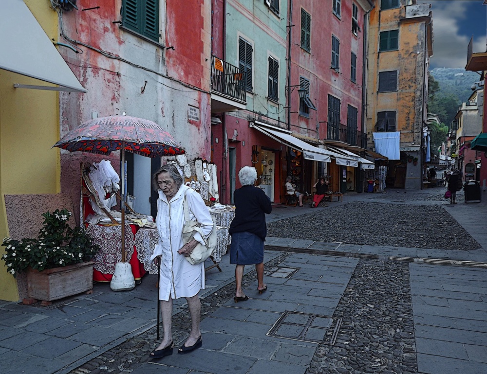 "Calle de Portofino" de Ricardo S. Spinetto