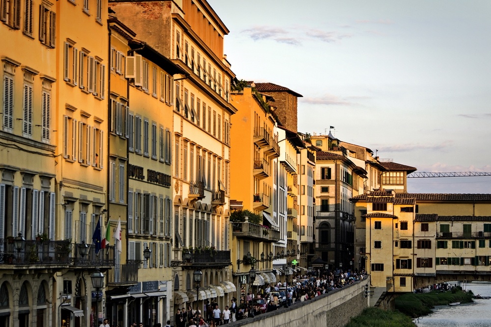 "Atardecer en Florencia" de Sylvia Sabatini