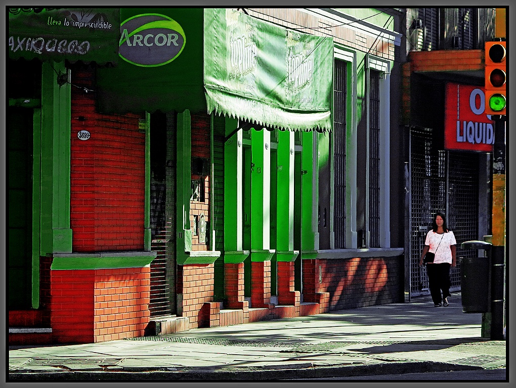 "Transitando con verde" de Jorge Vicente Molinari