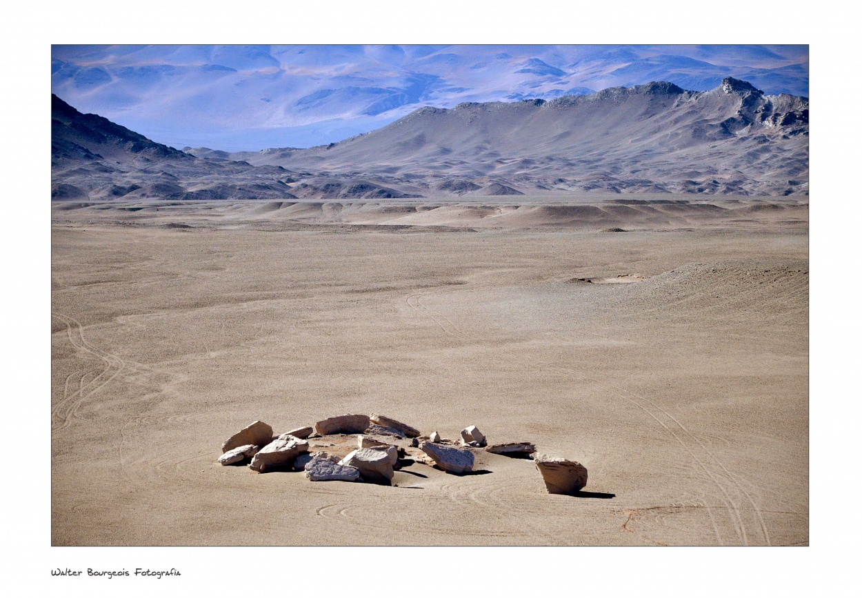 "Piedras y huellas" de Walter Bourgeois