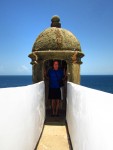 Autorretrato en almena del forte santo antonio