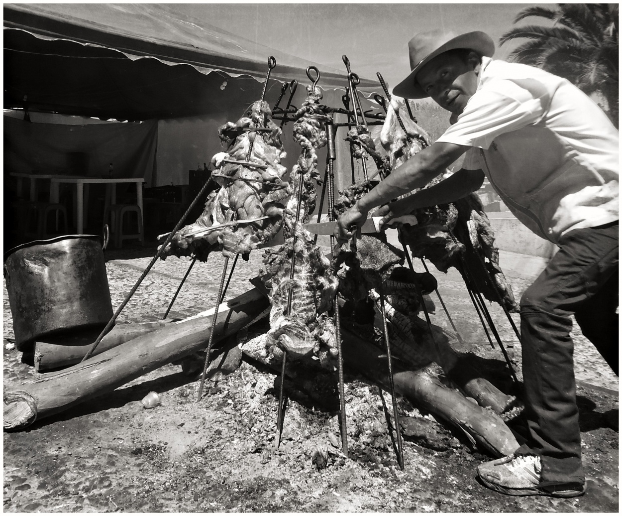 "Vendedor de carne en Boyaca" de Ana Maria Walter