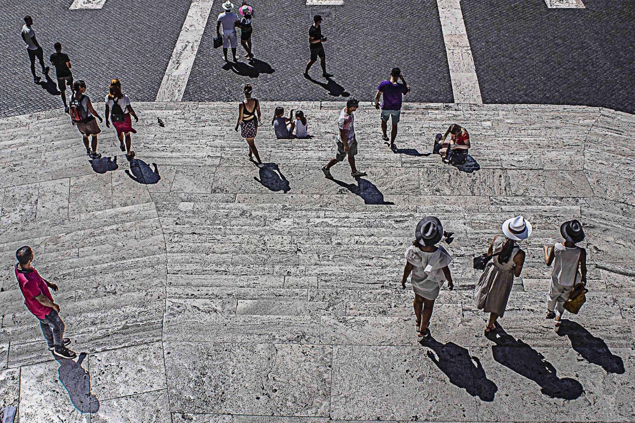 "Cinco sombreros" de Angel De Pascalis