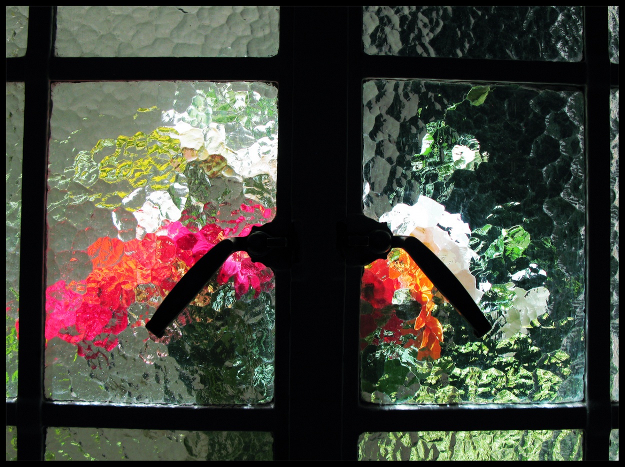 "Ventana con flores" de Hctor Romn