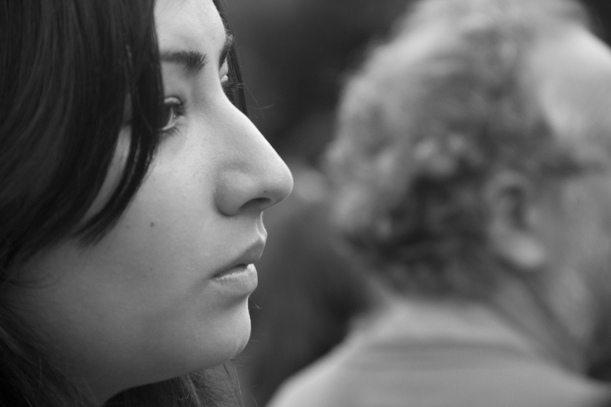 "Mujer en blanco y negro" de Marina Pascual Pelicano