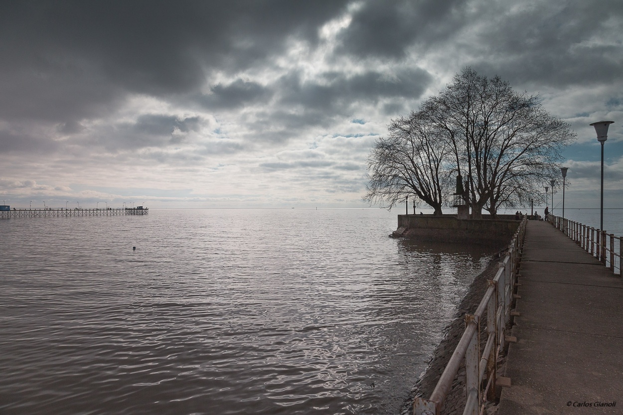 "Un clsico de Olivos: El muelle de pescadores" de Carlos Gianoli