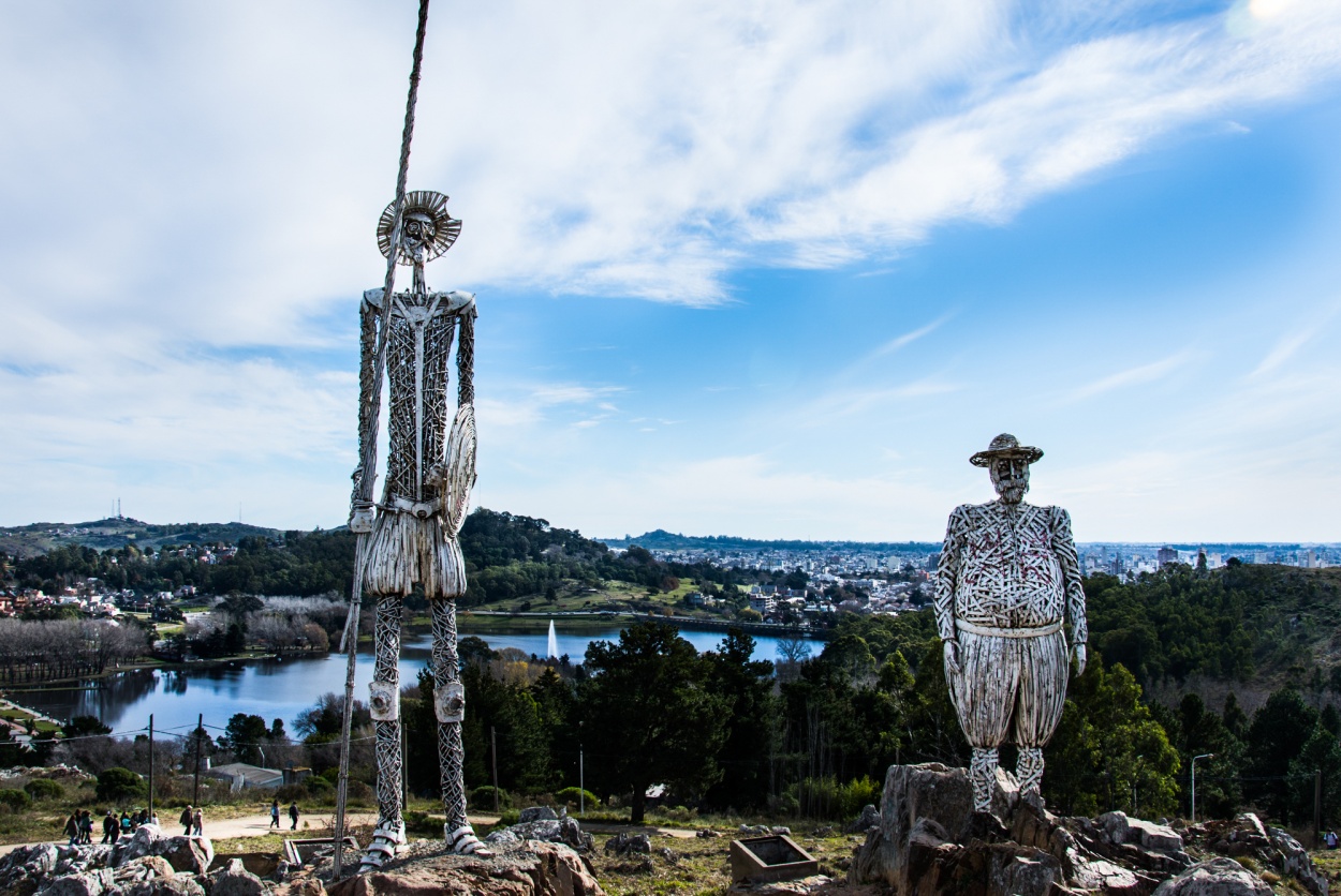 "` EL QUIJOTE Y ZANCHO PANZA`" de Graciela Larrama