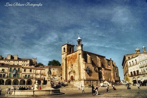 "Plaza Mayor de Trujillo" de Luis Blasco Martin