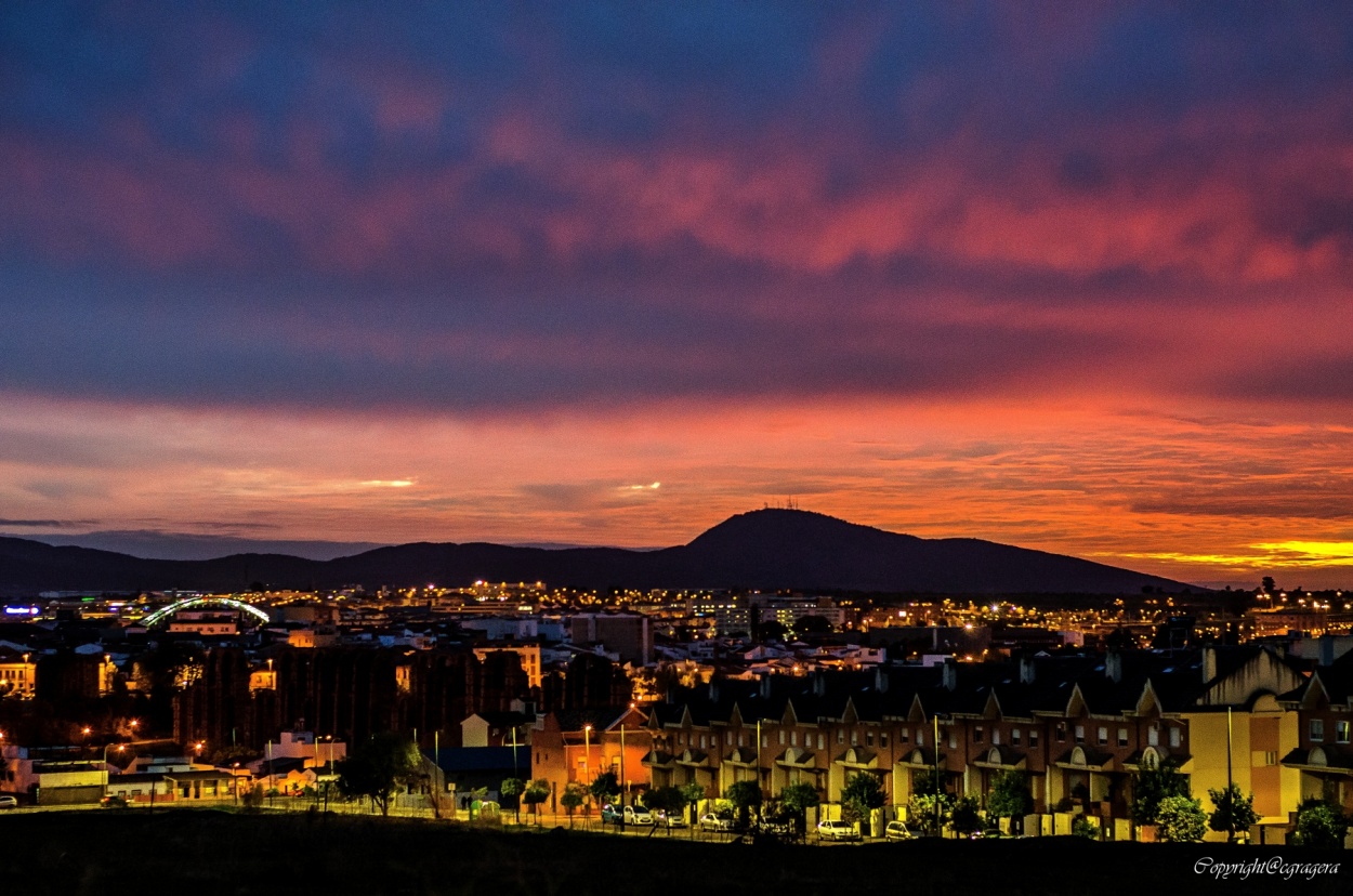 "atardecer emeritense" de Carlos Gustavo Gragera Garriga