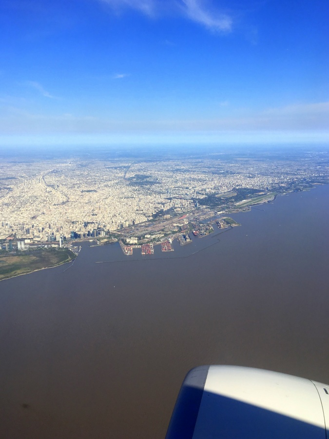 "La gran ciudad desde el rio" de Jose Torino