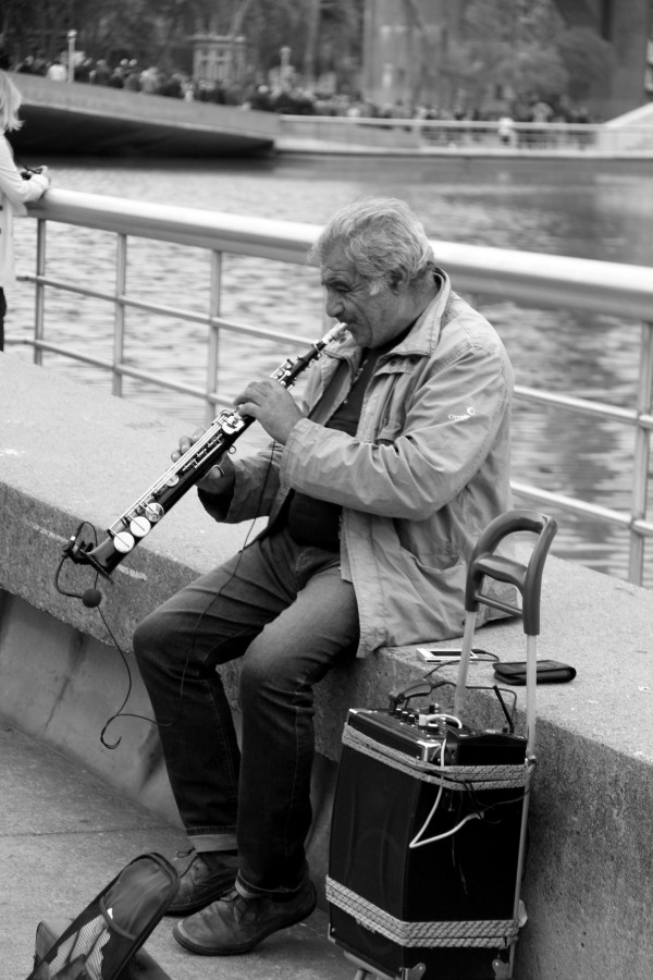 "Musico callejero" de Jos Gonzalvo Vivas