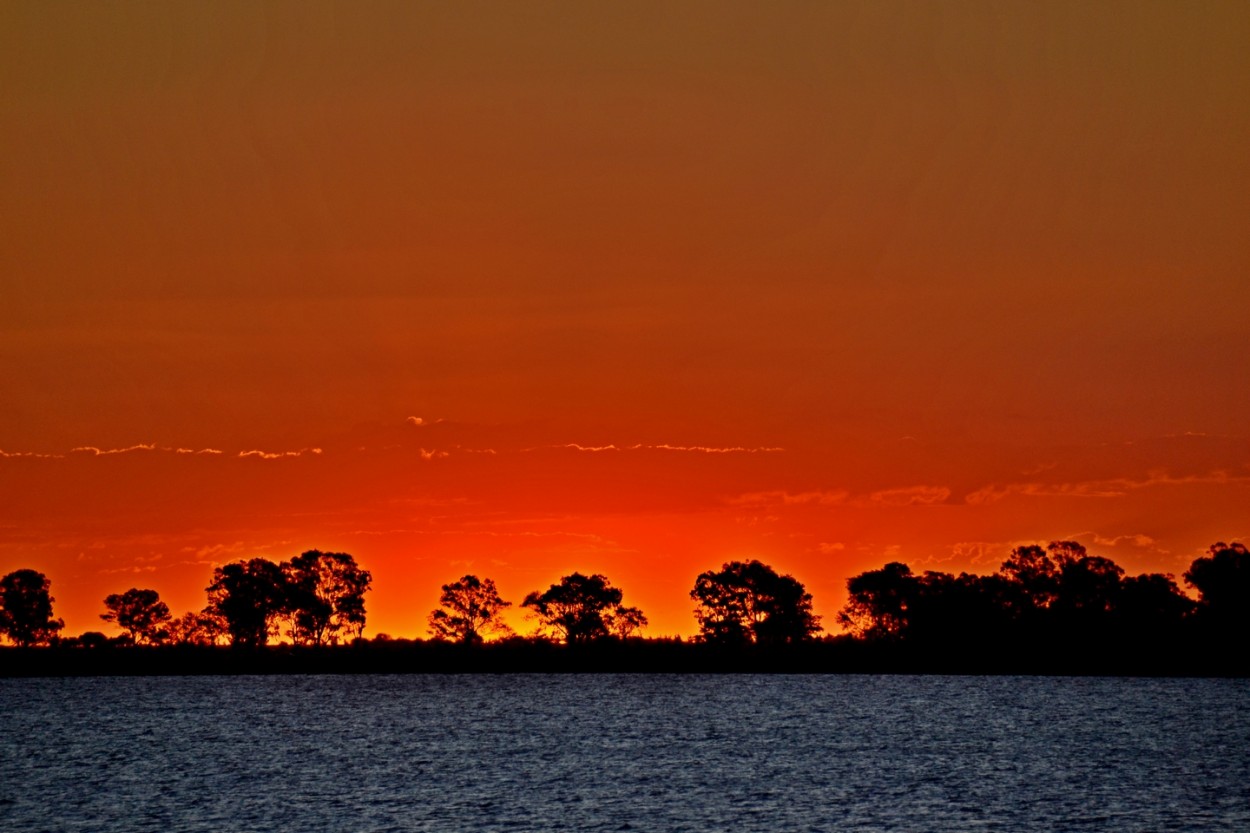 "Un rojo atardecer" de Carlos D. Cristina Miguel