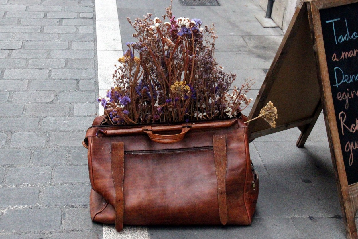 "Bolso florido" de Jos Gonzalvo Vivas