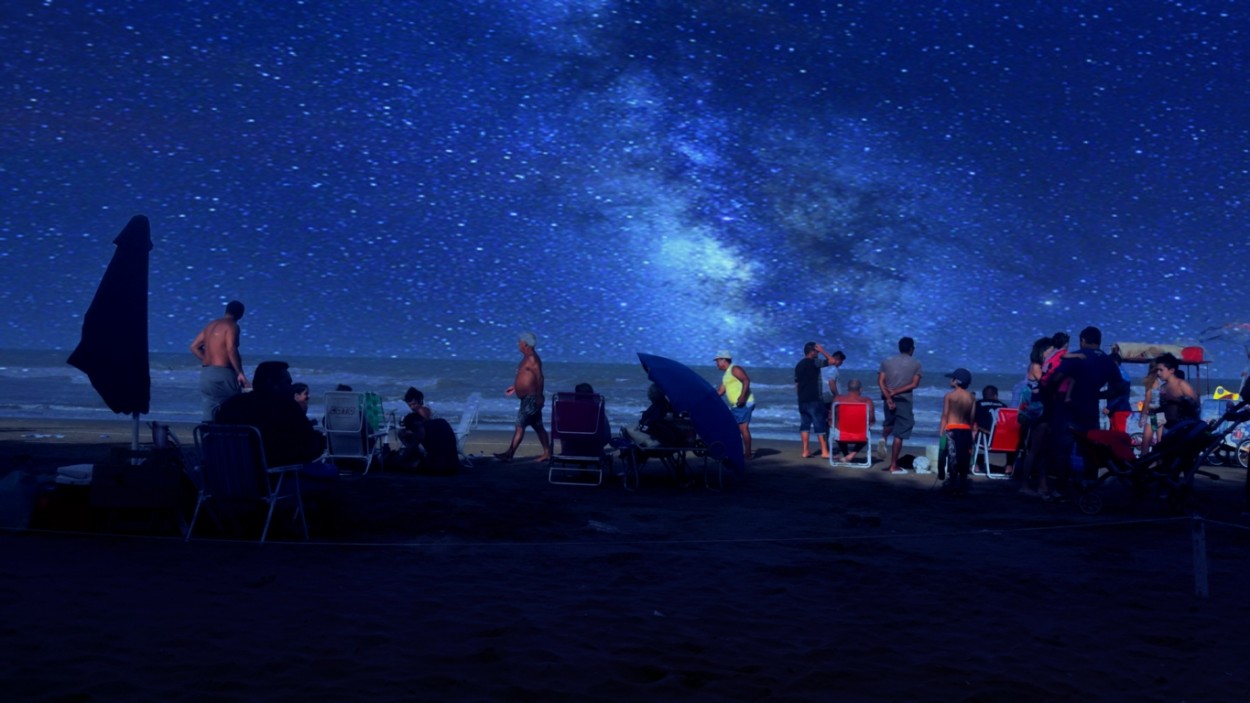 "Playa Nocturna" de Oscar Cuervo