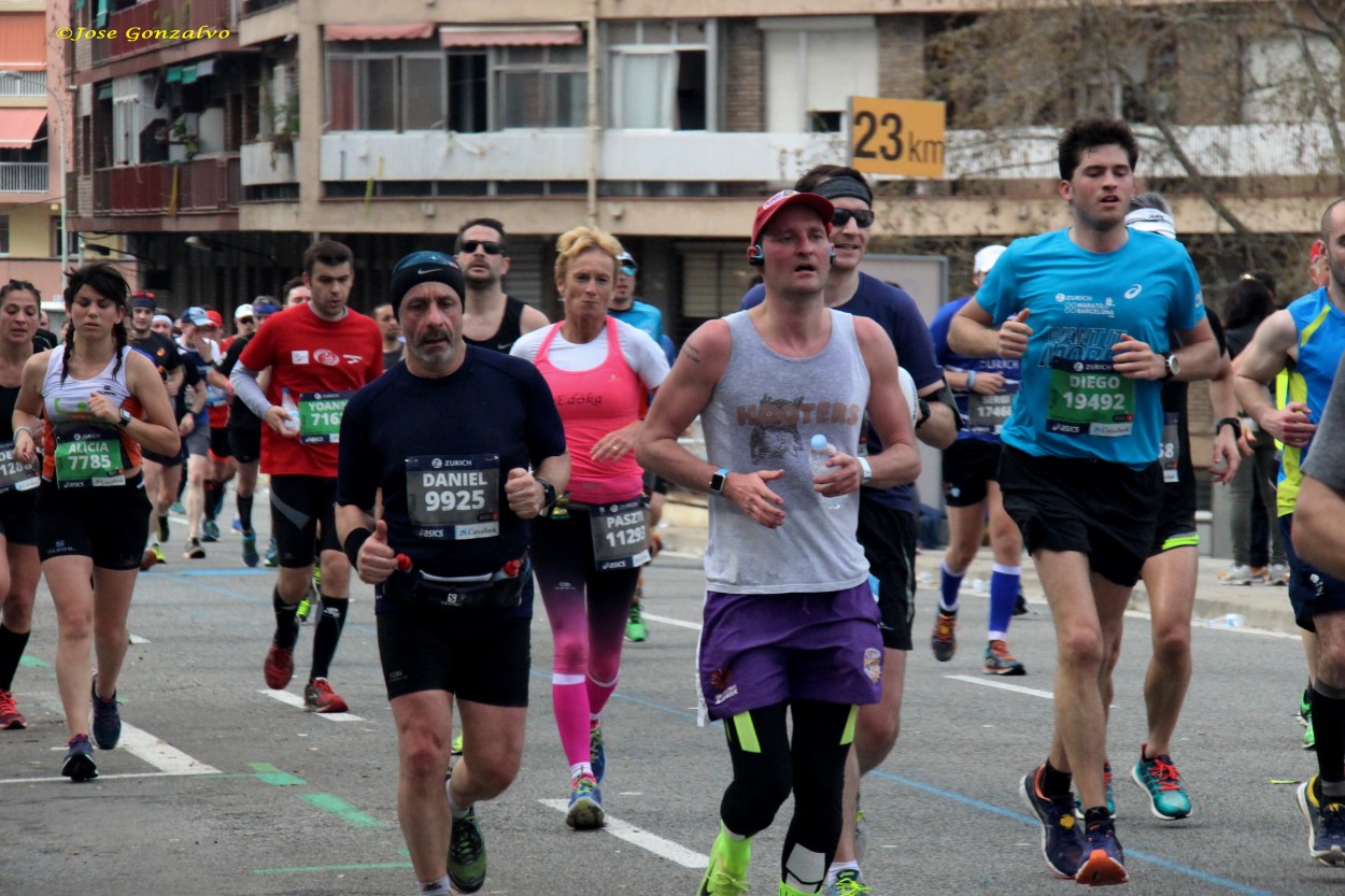 "Maratn de Barcelona 2017" de Jos Gonzalvo Vivas