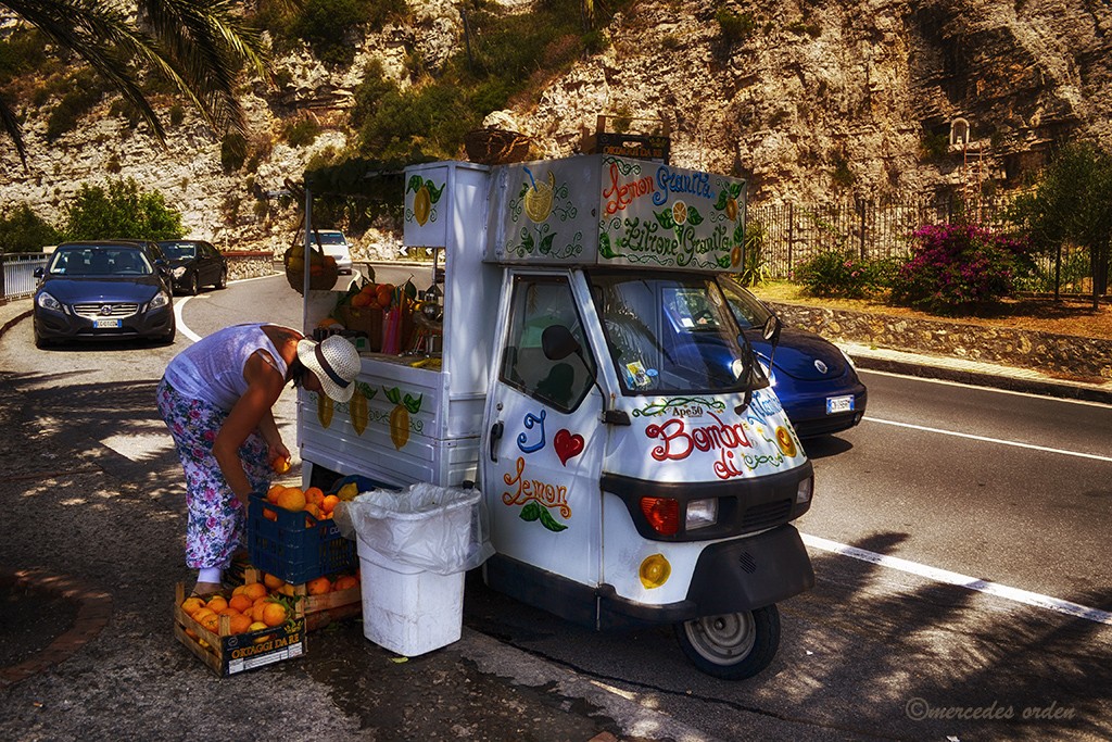 "Por la costa amalfitana" de Mercedes Orden