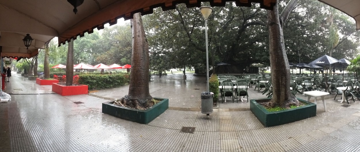 "Domingo de lluvia en Recoleta" de Juan Fco. Fernndez