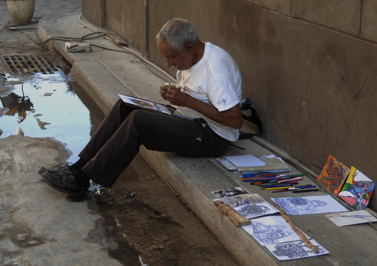 "Pintor callejero" de Jos Merio Cspdes (tito)