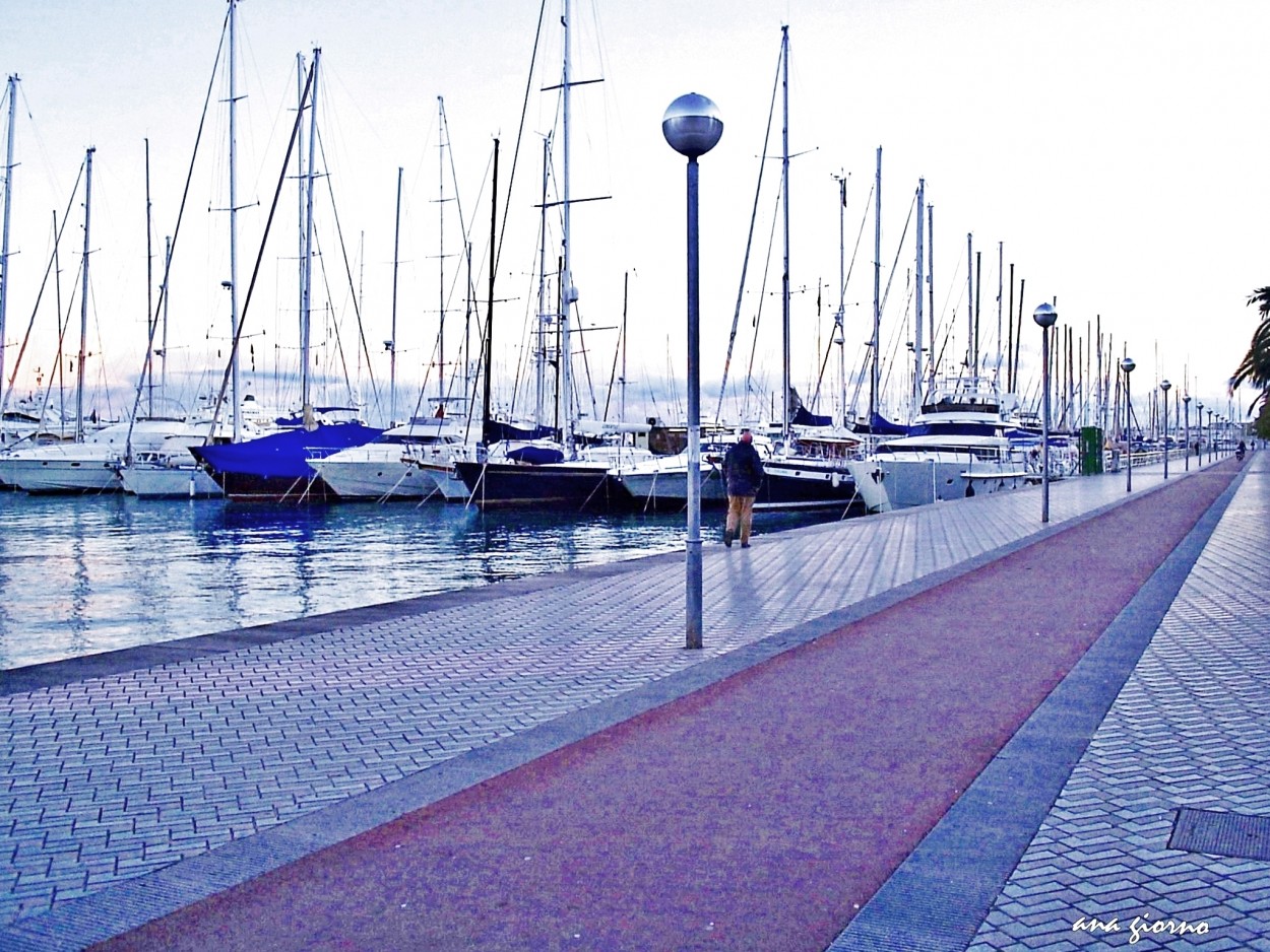 "Paseo Maritimo, Palma" de Ana Giorno