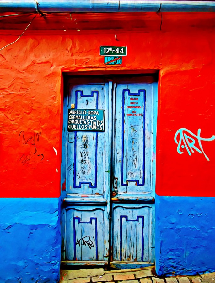 "La candelaria. Puerta." de Ana Maria Walter