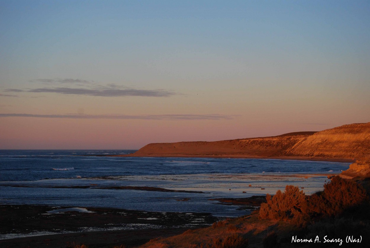 "colores de las costas de Chubut" de Norma Suarez