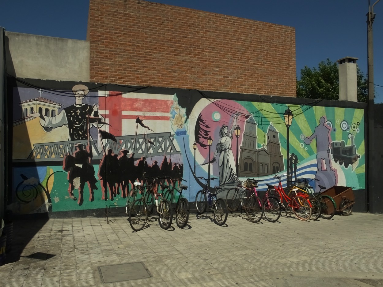 "Mural en la ciudad de Florida" de Juan Fco. Fernndez