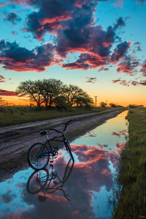 "Otra de la bici..." de Telma Pereyra