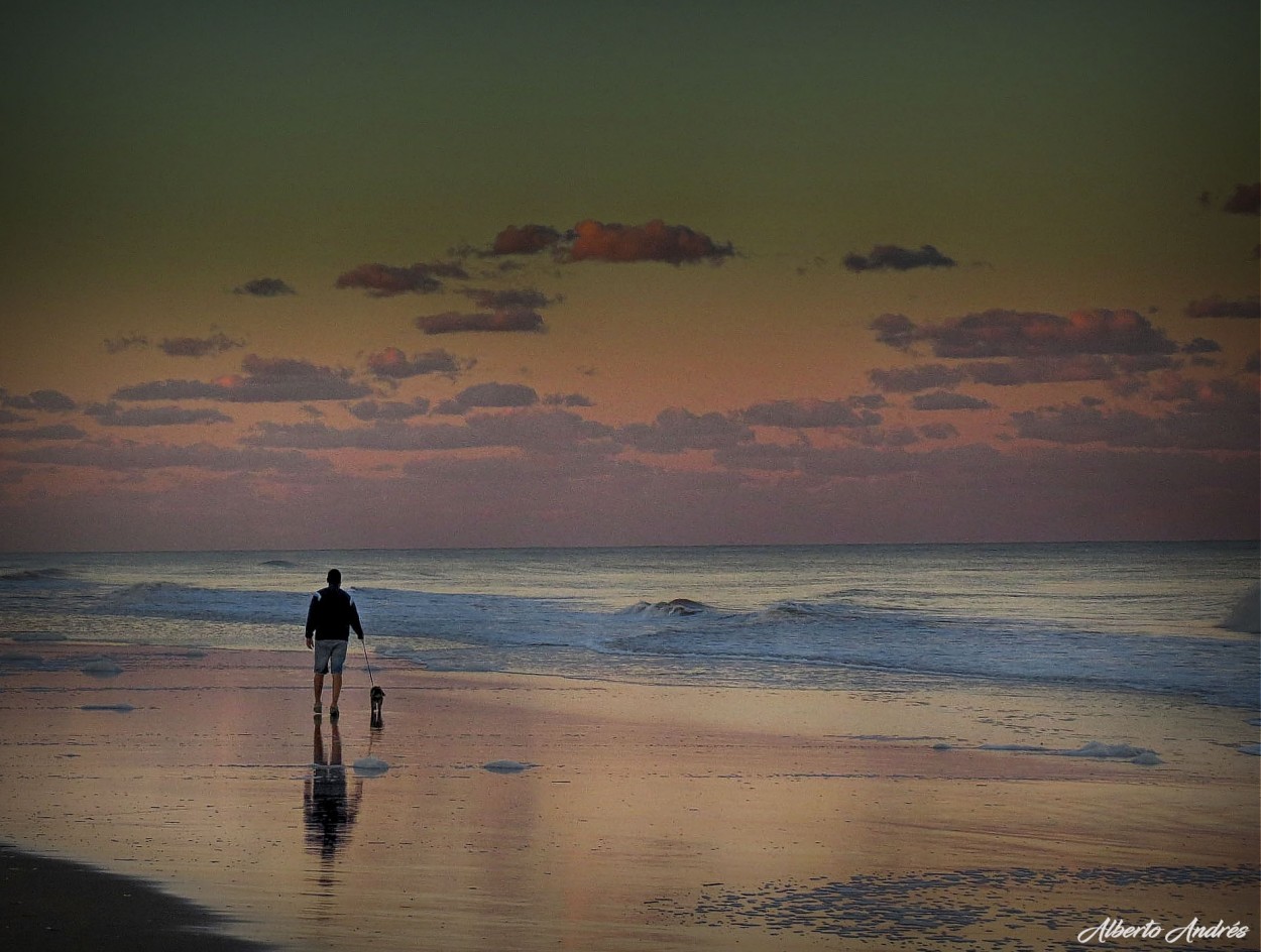 "Un Hombre, un Perro y el Mar" de Alberto Andrs Melo