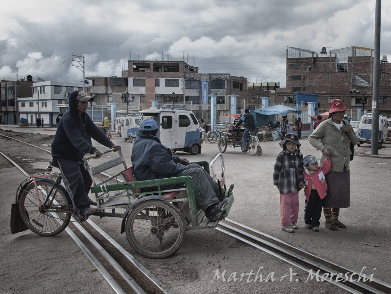 "Escena urbana" de Martha A. Moreschi