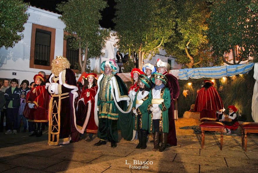 "Los Reyes Magos en el Portal de Beln" de Luis Blasco Martin