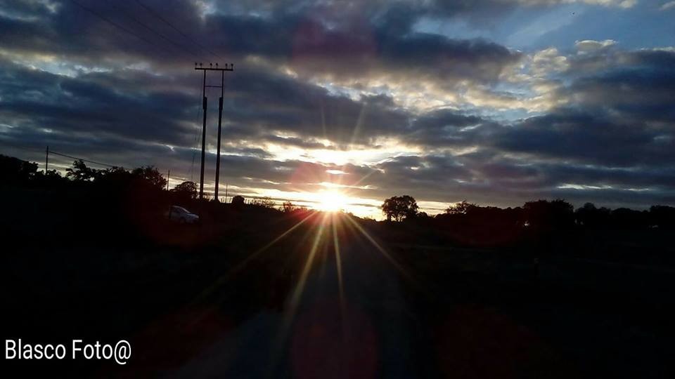 "El atardecer" de Luis Blasco Martin