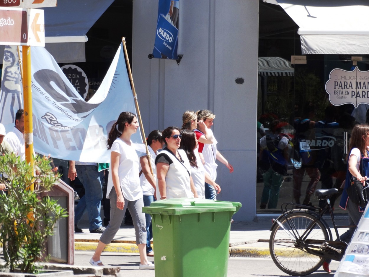 "Protesta docente III" de Eduardo Garcia Valsi