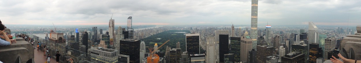 "Manhattan a vista de pjaro" de Guillermo Friedrich