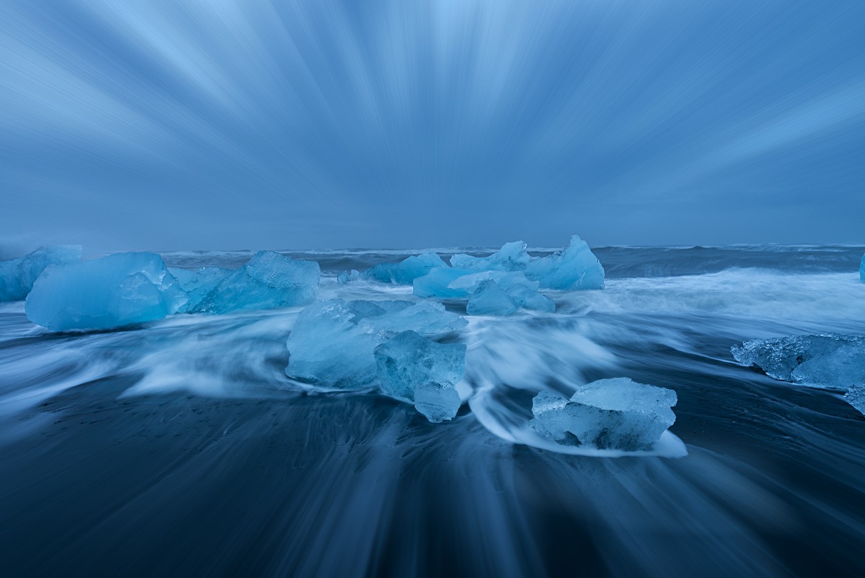 "Jokulsarlon, la playa de los iceberg, Islandia" de Enrique Serrano