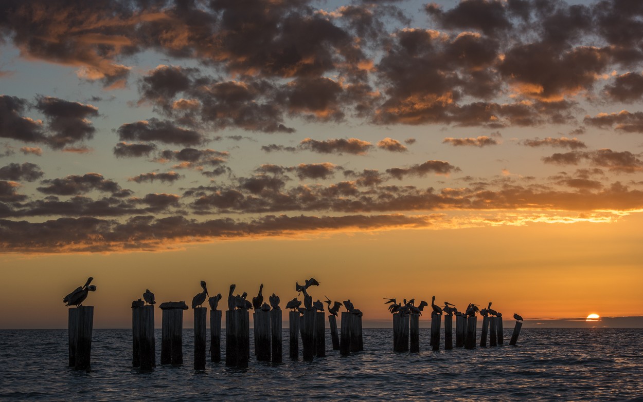 "Sunset Naples" de Adrin De La Paz Rodrguez