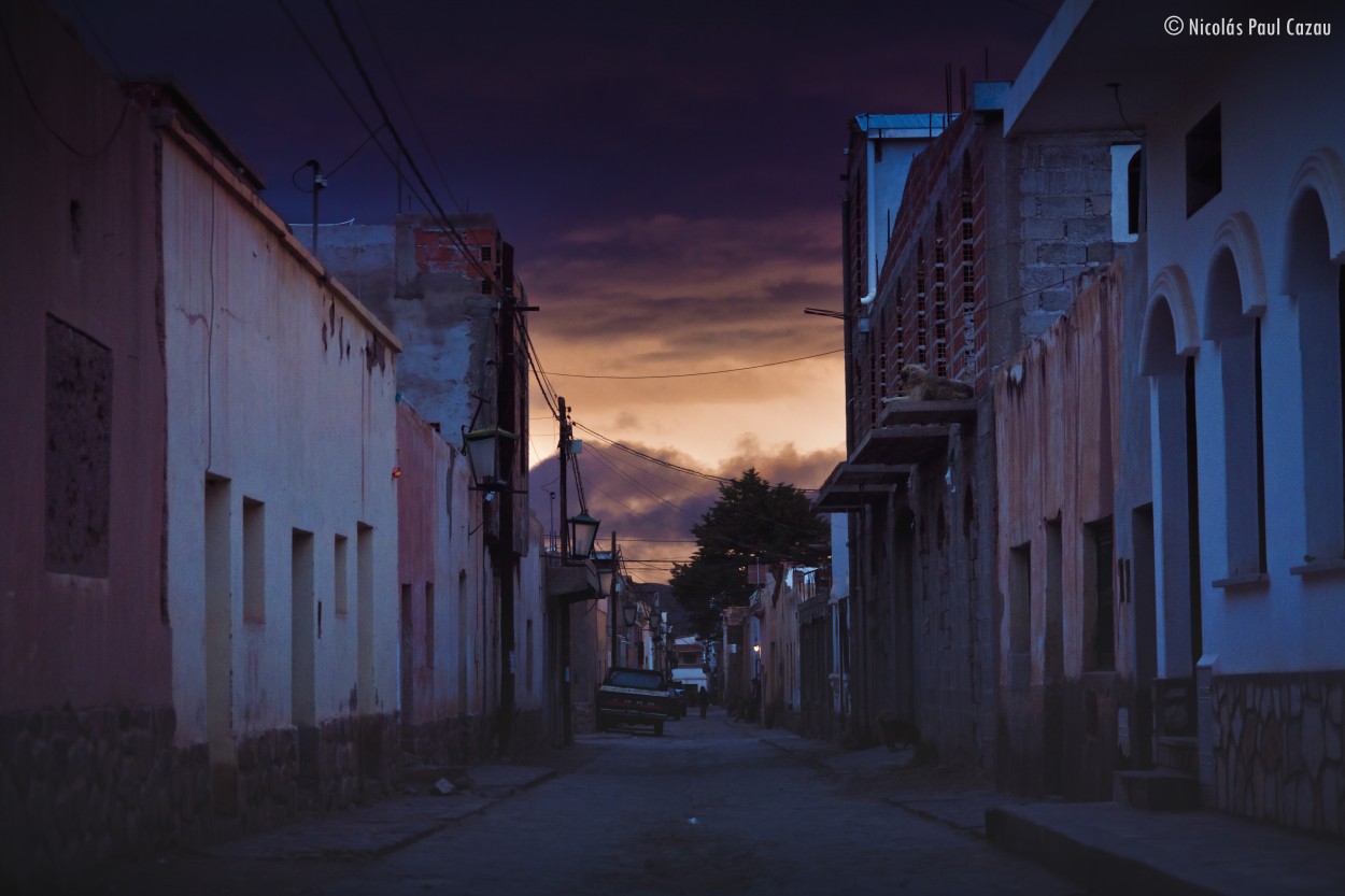 "Atardecer en Humahuaca" de Nicolas Paul Cazau