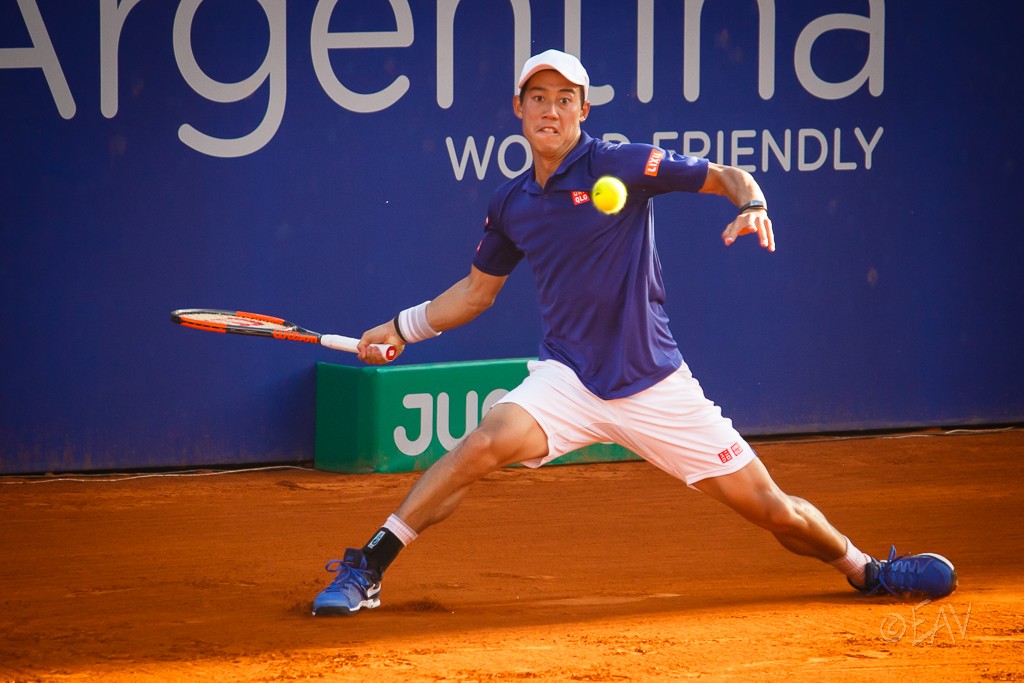 "Kei Nishikori, Argentina Open 2017" de Emiliano Vega