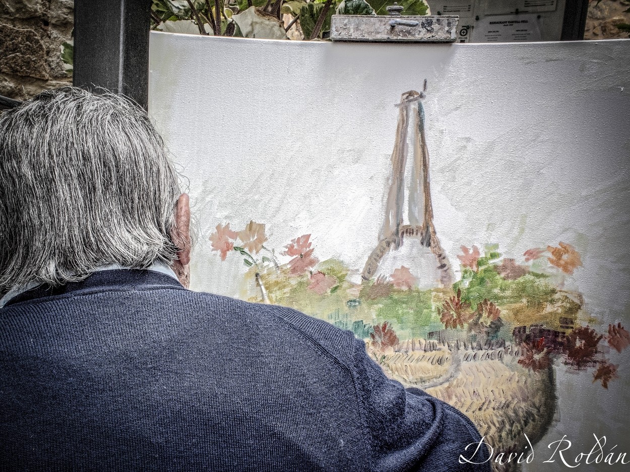 "artiste de Montmartre" de David Roldn