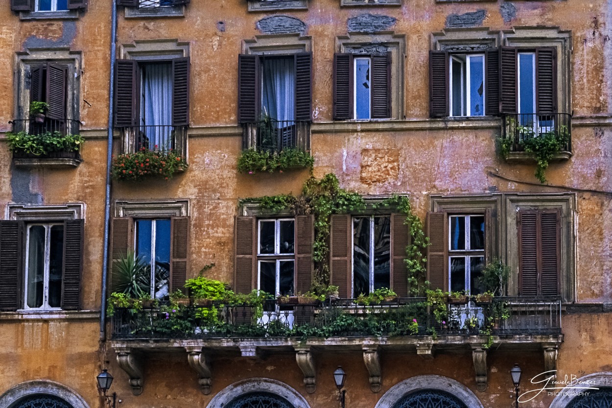 "Ventanas en Piazza Navona" de Graciela Mercedes Benitez