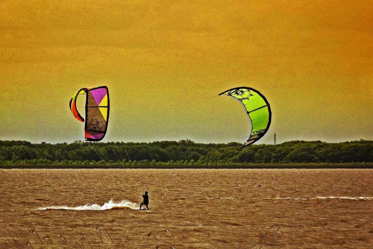 "Kitesurf" de Ruperto Silverio Martinez