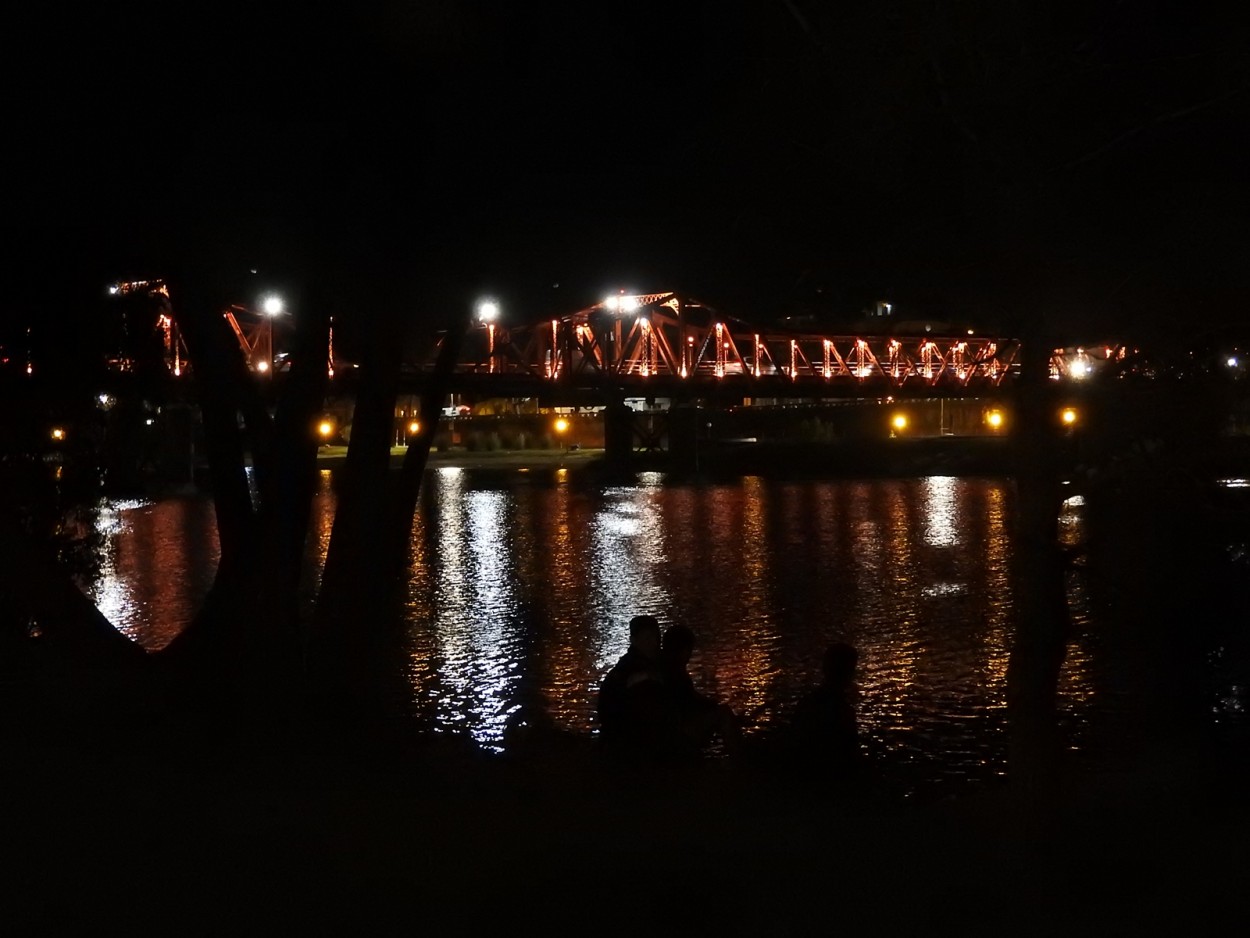 "El puente desde el parque" de Alejandra Crimella