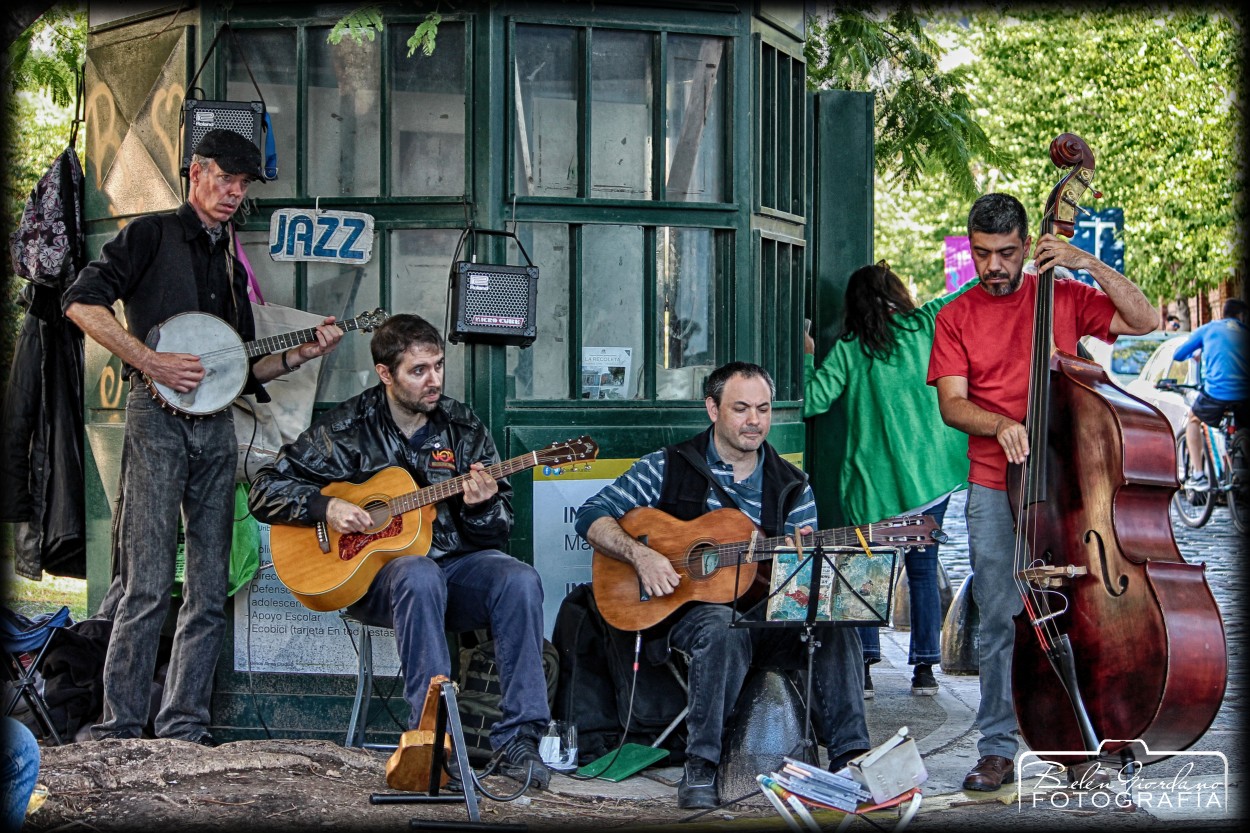 "Los msicos de jazz" de Beln Giordano