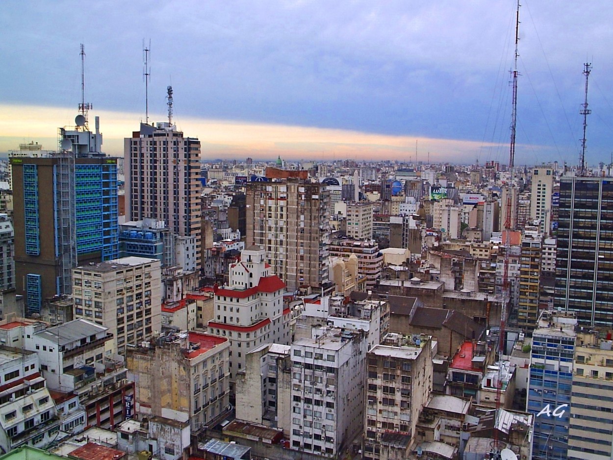 "Desde el piso 23, galeria jardin," de Ana Giorno