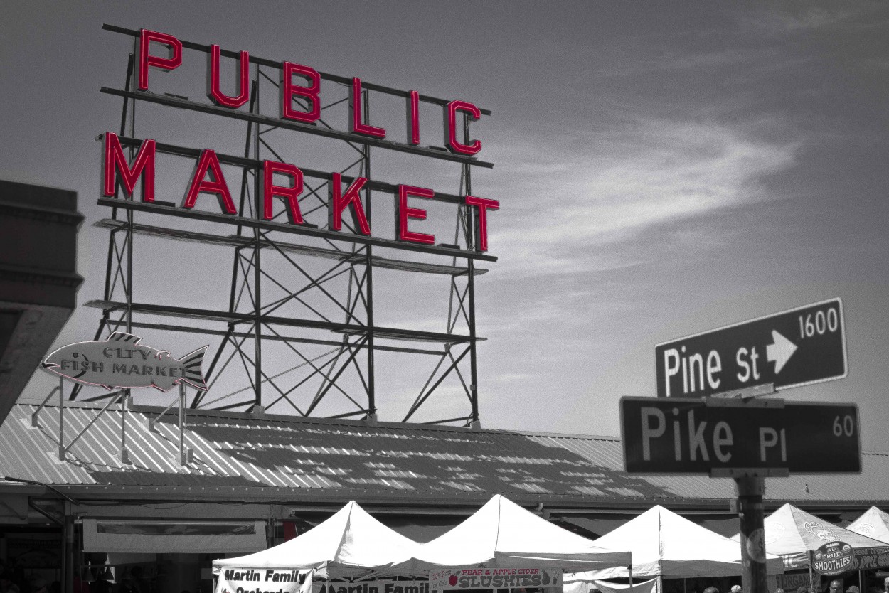 "Pike Place Market" de Ricardo Wychlo