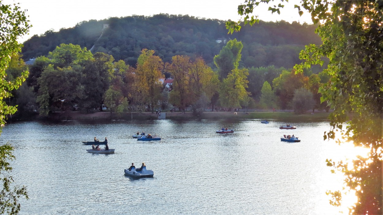 "` Tarde de domingo en el ro Moldava `" de Stella Maris Rodriguez