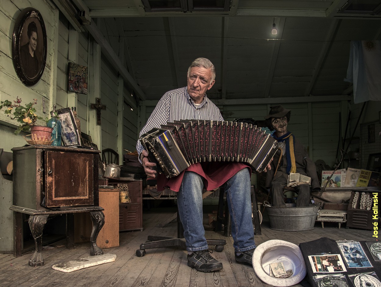 "Bandoneonista de La Boca" de Jose Carlos Kalinski